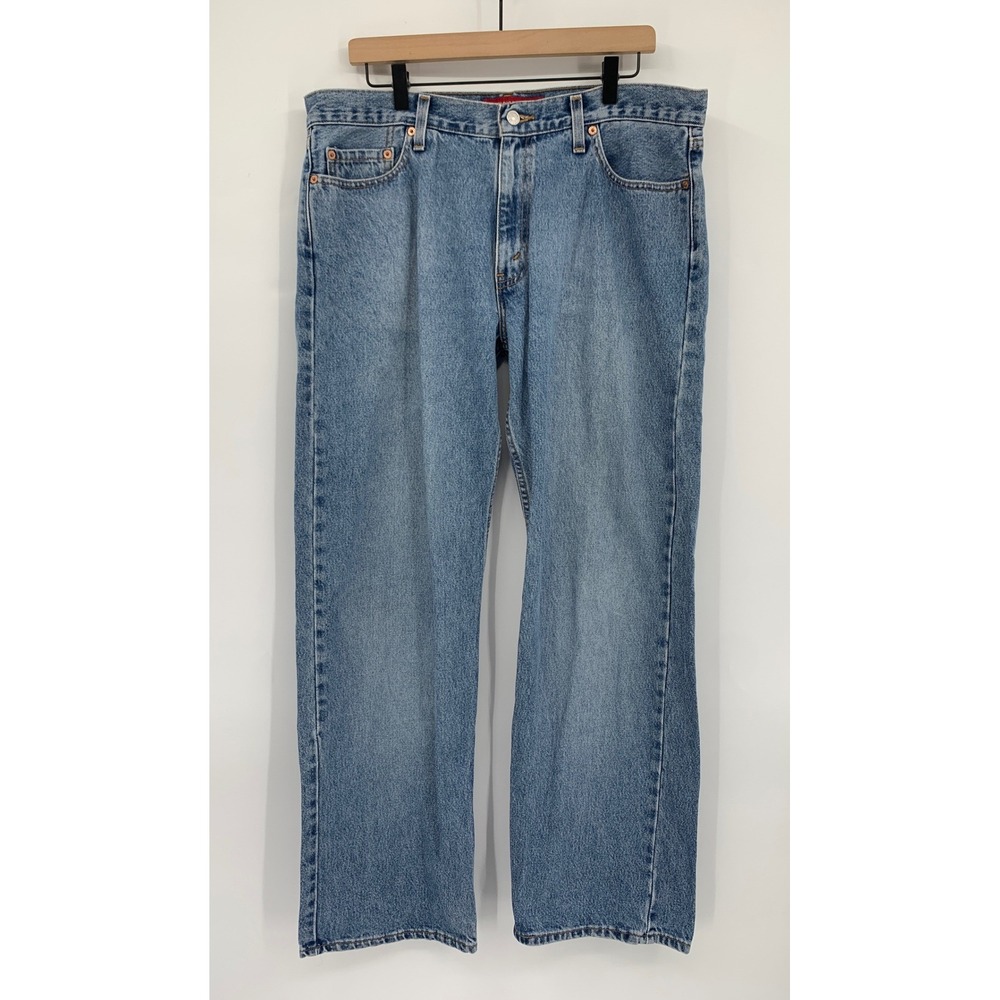 Vintage Levis 529 Jeans Mens 36x32 Blue Low Rise Straight Leg Denim Made USA